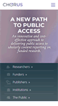 Mobile Screenshot of chorusaccess.org